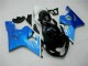2004-2005 Suzuki GSXR 600/750 Motorcycle Fairings - White Blue Black UK