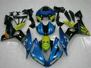 Buy 2004-2006 Yamaha YZF R1 Motorcycle Fairings - Blue Yellow Shark UK