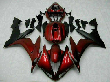 Buy 2004-2006 Yamaha YZF R1 Motorcycle Fairings - Maroon Red Matte Black UK