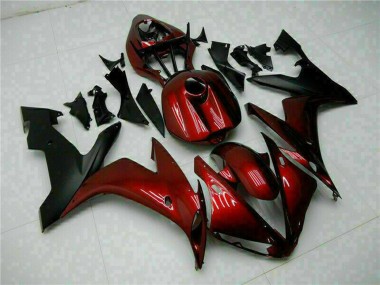 Buy 2004-2006 Yamaha YZF R1 Motorcycle Fairings - Maroon Red Matte Black UK