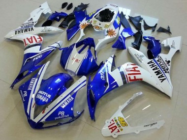Buy 2004-2006 Yamaha YZF R1 Motorcycle Fairings - White Blue Red Fiat UK