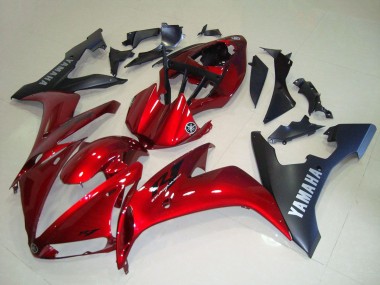 Buy 2004-2006 Yamaha YZF R1 Motorcycle Fairing - Red Matte Black UK