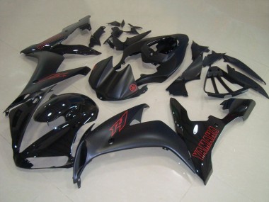 Buy 2004-2006 Yamaha YZF R1 Motorcycle Fairings - Glossy Black Matte Black Red UK