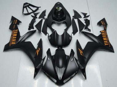 Buy 2004-2006 Yamaha YZF R1 Motorcycle Fairings - Matte Black Orange UK