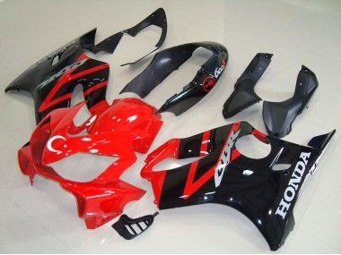 Buy 2004-2007 Honda CBR600 F4i Motorcycle Fairing Kits - Red Glossy Black UK