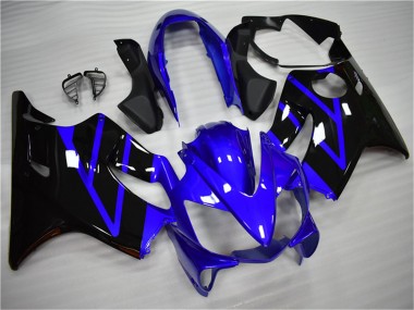 Buy 2004-2007 Honda CBR600 F4i Motorcycle Fairing Kits - Blue Glossy Black UK