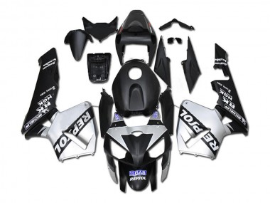 Buy 2005-2006 Honda CBR600RR Motorcycle Fairings - Black Silver Repsol UK