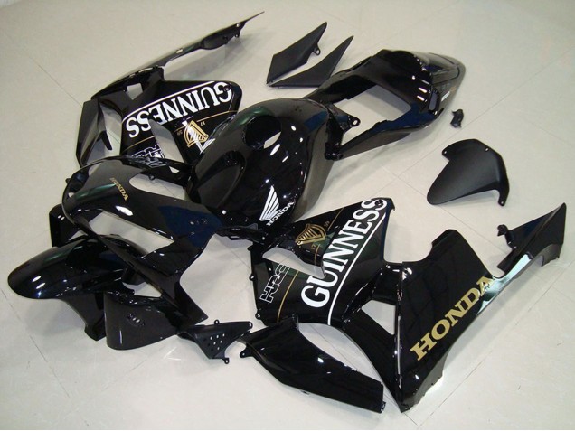 2005-2006 Honda CBR600RR Motorcycle Fairings - Glossy Black Gunness UK