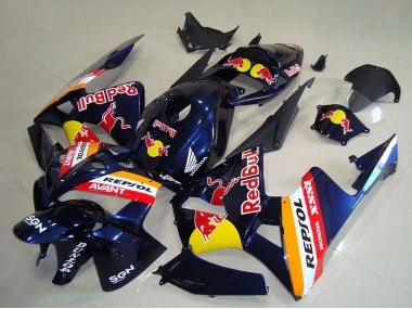 Buy 2005-2006 Honda CBR600RR Motorcycle Fairings - Dark Blue Orange Red Bull Repsol UK