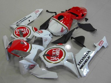 Buy 2005-2006 Honda CBR600RR Motorcycle Fairings - White Red Lucky Strike UK