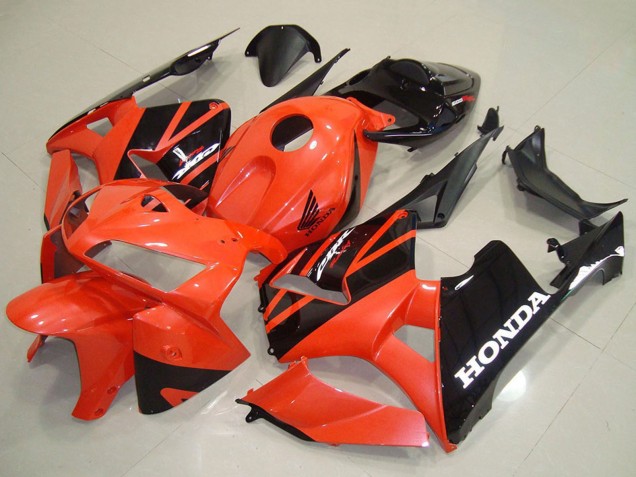 2005-2006 Honda CBR600RR Motorcycle Fairings - Orange Black UK