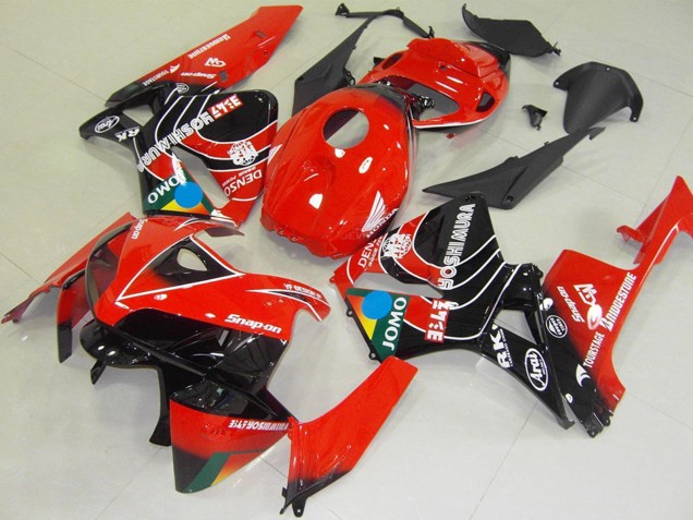 2005-2006 Honda CBR600RR Motorcycle Fairings - Red Blue Yellow Glossy Black JOMO UK