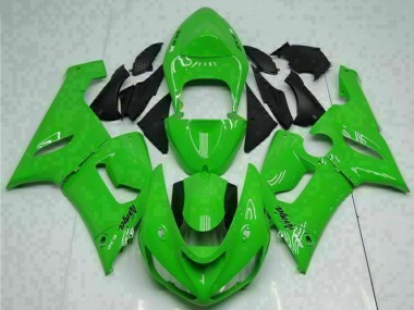Buy 2005-2006 Kawasaki ZX6R Motorcycle Fairing - Green UK