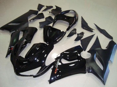 Buy 2005-2006 Kawasaki ZX6R Motorcycle Fairings - Glossy Black Matte Black Silver Red UK