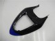 2005-2006 Kawasaki ZX6R Motorcycle Fairing Kits - Blue Glossy Black UK
