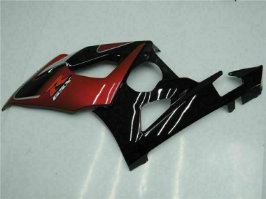 Buy 2005-2006 Suzuki GSXR 1000 Motorcycle Fairings - Red Silver Glossy Black UK