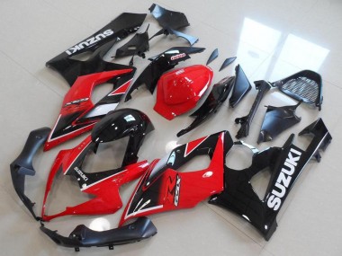 Buy 2005-2006 Suzuki GSXR 1000 Motorcycle Fairings - Red Glossy Black OEM Style UK