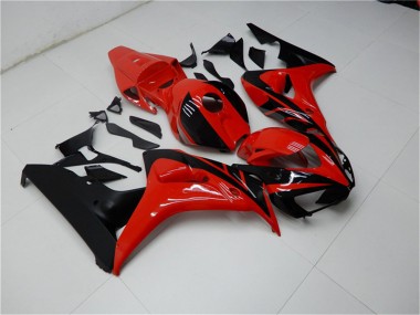 Buy 2006-2007 Honda CBR1000RR Motorcycle Fairings Kits - Red Glossy Black UK