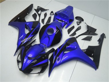 Buy 2006-2007 Honda CBR1000RR Motorcycle Fairing Kits - Blue Glossy Black UK