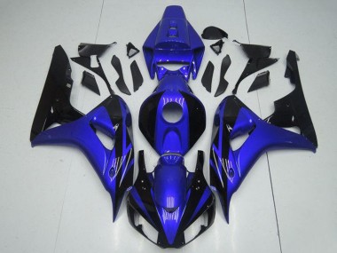 Buy 2006-2007 Honda CBR1000RR Motorcycle Fairing Kits - Blue Glossy Black UK