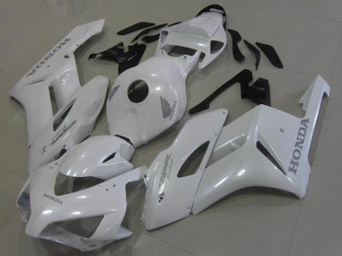 Buy 2006-2007 Honda CBR1000RR Motorcycle Fairings - White with Silver Decals UK