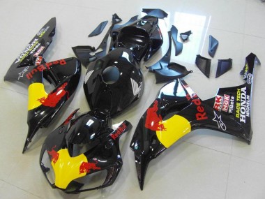 Buy 2006-2007 Honda CBR1000RR Motorcycle Fairings - Glossy Black Yellow Red Bull UK