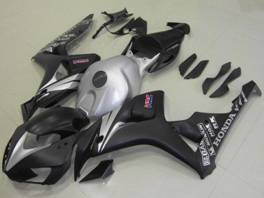 Buy 2006-2007 Honda CBR1000RR Motorcycle Fairing Kits - Silver Matte Black UK