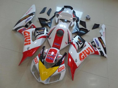 Buy 2006-2007 Honda CBR1000RR Motorcycle Fairings - White Red Yellow Glossy Black Givi HRC UK