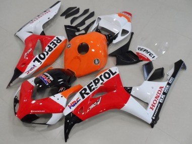 Buy 2006-2007 Honda CBR1000RR Motorcycle Fairing - Orange White Red Glossy Black Repsol HRC UK