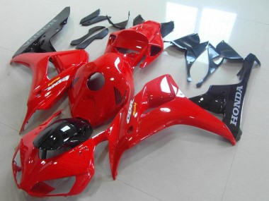 Buy 2006-2007 Honda CBR1000RR Bike Fairings - Red Glossy Black UK