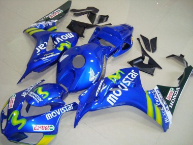 Buy 2006-2007 Honda CBR1000RR Motorcycle Fairings - Blue Green MoviStar Castrol UK