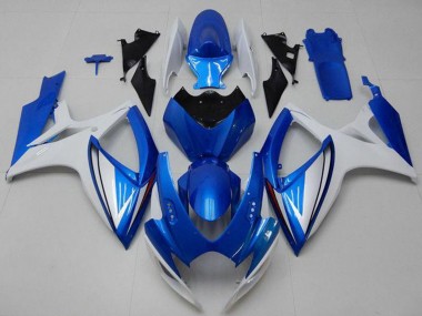 Buy 2006-2007 Suzuki GSXR 600/750 Motorcycle Fairings - White Blue UK