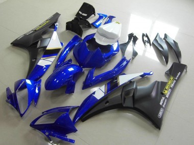Buy 2006-2007 Yamaha YZF R6 Motorcycle Fairings - White Blue Matte Black Motul Michelin UK