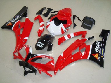 Buy 2006-2007 Yamaha YZF R6 Motorcycle Fairings - Red White Glossy Black Motul UK