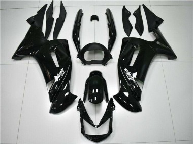 Buy 2006-2008 Kawasaki EX650 Motorcycle Fairings - Glossy Black White UK