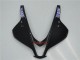 2007-2008 Honda CBR600RR Motorcycle Fairings - Matte Black Silver Grey Repsol UK