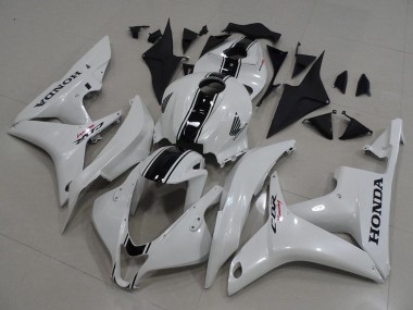 Buy 2007-2008 Honda CBR600RR Motorcycle Fairing Kits - White Glossy Black UK