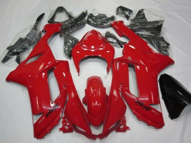 Buy 2007-2008 Kawasaki ZX6R Motorcycle Fairings - Red UK