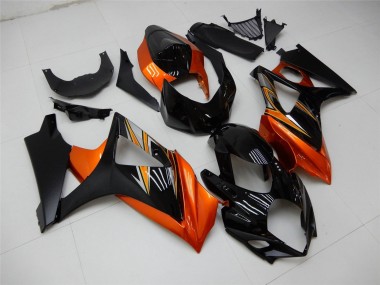 Buy 2007-2008 Suzuki GSXR 1000 Motorcycle Fairing - Orange Black UK