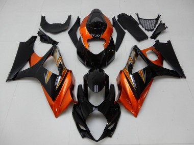 Buy 2007-2008 Suzuki GSXR 1000 Motorcycle Fairing - Orange Black UK