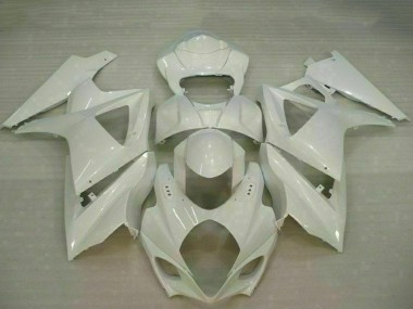 Buy 2007-2008 Suzuki GSXR 1000 Motorcycle Fairings - White UK