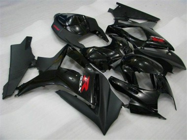 Buy 2007-2008 Suzuki GSXR 1000 Motorcycle Fairings - Glossy Black Matte Black Red UK