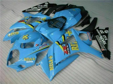 Buy 2007-2008 Suzuki GSXR 1000 Motorcycle Fairing Kits - Blue Gold Black Rizla UK