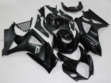 Buy 2007-2008 Suzuki GSXR 1000 Motorcycle Fairings - Glossy Black Matte Black White UK