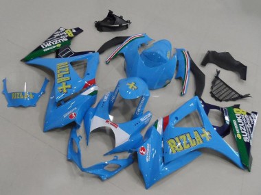 Buy 2007-2008 Suzuki GSXR 1000 Motorcycle Fairings - Blue White Yellow Black Rizla UK
