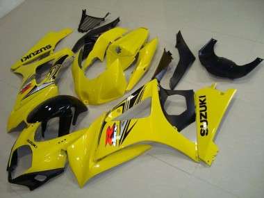 Buy 2007-2008 Suzuki GSXR 1000 Motorcycle Fairing - Yellow Glossy Black UK