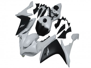 Buy 2007-2008 Yamaha YZF R1 Motorcycle Fairing - White Matte Black UK
