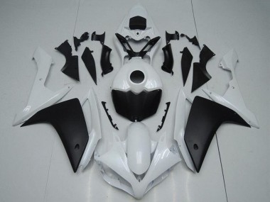 Buy 2007-2008 Yamaha YZF R1 Motorcycle Fairing - White Matte Black UK