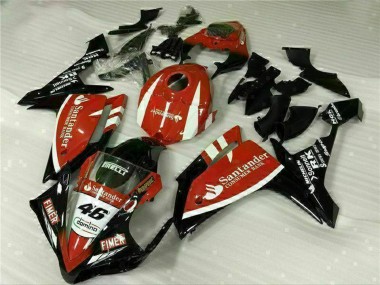 Buy 2007-2008 Yamaha YZF R1 Motorcycle Fairings - Red White Black Fimer Santander 46 UK