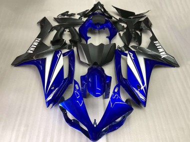 Buy 2007-2008 Yamaha YZF R1 Motorcycle Fairings - Blue White Matte Black UK